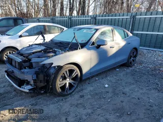 2022 Volvo S60 Plus Dark Theme with VIN 7JRL12TL2NG154334, listed as a Copart auction lot 80653004 with 43,860 mi miles and Salvage Title. Bid and sale history available at carsss.com. Image 1.