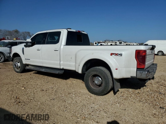 2020 Ford F-350 XL with VIN 1FT8W3DT3LED21190, listed as a Copart auction lot 47841435 with 97,936 mi miles and Salvage title. Bid and sale history available at DreamBid. Image 2.