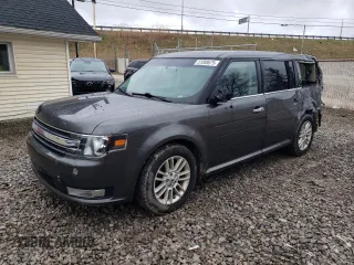2017 Ford Flex SEL with VIN 2FMGK5C84HBA00273, listed as a Copart auction lot 51208675 with 163,215 mi miles and Salvage Title. Bid and sale history available at carsss.com. Image 1.