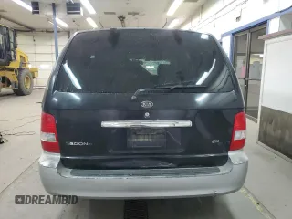 2004 Kia Sedona LX with VIN KNDUP131546549722, listed as a Copart auction lot 75752004 with 193,222 mi miles and Salvage Title. Bid and sale history available at carsss.com. Image 6.