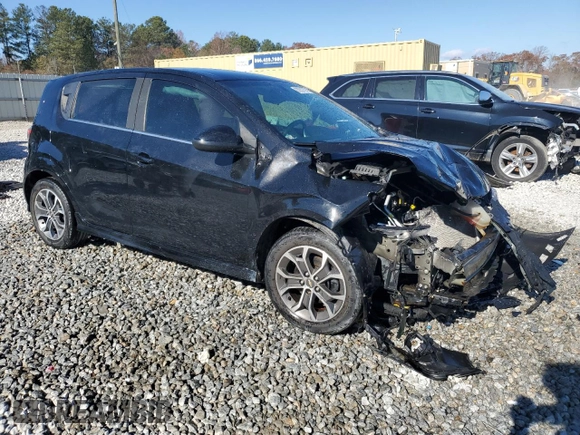 2017 Chevrolet Sonic LT with VIN 1G1JD6SH9H4161944, listed as a Copart auction lot 83557794 with 90,127 mi miles and Salvage Title. Bid and sale history available at carsss.com. Image 4.