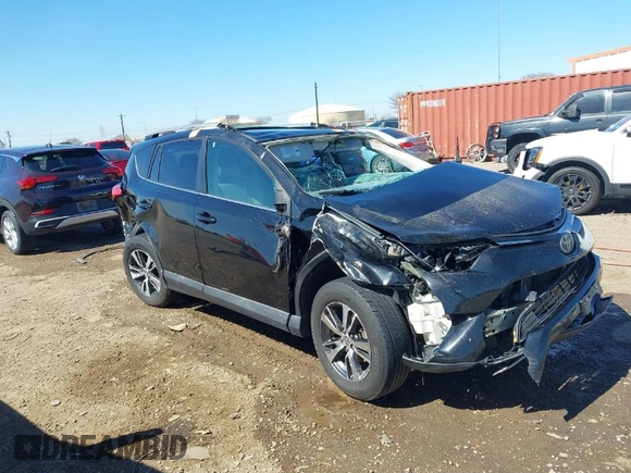 2018 Toyota RAV4 XLE with VIN 2T3WFREV8JW476348, listed as a IAAI auction lot 41641892 with 1 mi miles. Bid and sale history available at carsss.com. Image 1.