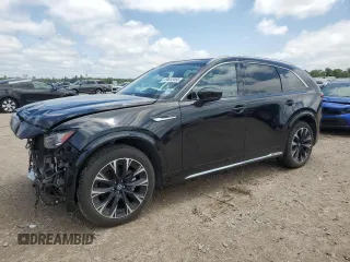 2024 Mazda CX-90 S z VIN JM3KK1HC4R1125797, wystawiony jako Copart lot #54612455 z przebiegiem 10 123 mil mil oraz Szkoda całkowita • Salvage title. Historia ofert i sprzedaży dostępna na DreamBid. Obrazek 1.