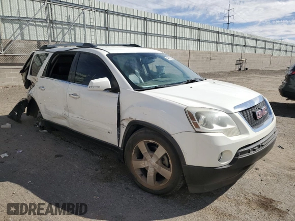 2010 GMC Acadia SLT1 with VIN 1GKLVMED6AJ173930, listed as a Copart auction lot 49916685 with 190,289 mi miles and Salvage Title. Bid and sale history available at carsss.com. Image 4.