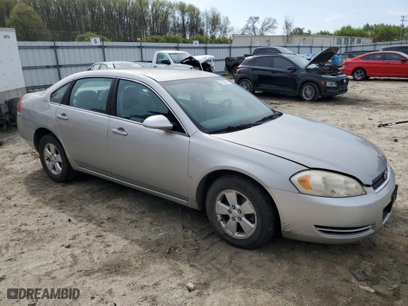 2008 Chevrolet Impala LT with VIN 2G1WT58K189233108, listed as a Copart auction lot 51605065 with 231,334 mi miles and Salvage Title. Bid and sale history available at carsss.com. Image 4.