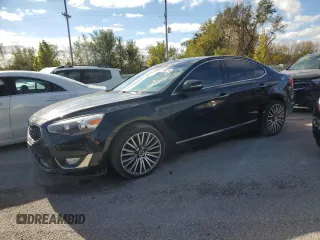 2015 Kia Cadenza Premium with VIN KNALN4D74F5176779, listed as a Copart auction lot 77789274 with 159,605 mi miles and Salvage Title. Bid and sale history available at carsss.com. Image 1.