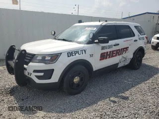 2017 Ford Police Interceptor Utility z VIN 1FM5K8AR7HGE00762, wystawiony jako Copart lot #59535935 z przebiegiem Nie podano mil oraz Szkoda całkowita • Salvage title. Historia ofert i sprzedaży dostępna na DreamBid. Obrazek 1.