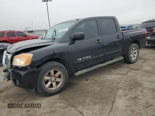 2013 Nissan Titan SL with VIN 1N6BA0ED6DN313867, listed as a Copart auction lot 44257975 with 108,969 mi miles and Salvage Title. Bid and sale history available at carsss.com. Image 1.