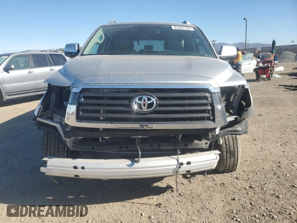 2020 Toyota Sequoia SR5 with VIN 5TDBY5G16LS180065, listed as a Copart auction lot 85487764 with 53,499 mi miles and Salvage Title. Bid and sale history available at carsss.com. Image 5.
