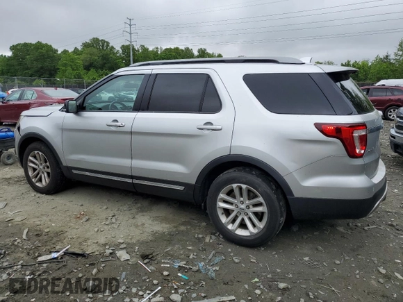 2017 Ford Explorer XLT with VIN 1FM5K7D81HGE13097, listed as a Copart auction lot 55858215 with 98,032 mi miles and Salvage title. Bid and sale history available at DreamBid. Image 2.