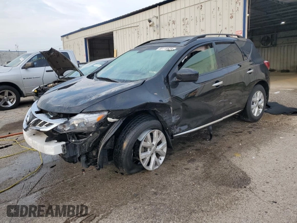 2014 Nissan Murano LE with VIN JN8AZ1MW3EW509829, listed as a Copart auction lot 69115524 with 0 mi miles and Salvage Title. Bid and sale history available at carsss.com. Image 1.