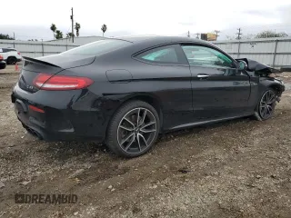 2023 Mercedes-Benz C 43 AMG with VIN W1KWJ6EB6PG128853, listed as a Copart auction lot 42176595 with 23,203 mi miles and Salvage Title. Bid and sale history available at carsss.com. Image 3.