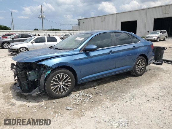 2021 Volkswagen Jetta S with VIN 3VWC57BU6MM025945, listed as a Copart auction lot 61498855 with 61,237 mi miles and Salvage title. Bid and sale history available at DreamBid. Image 1.