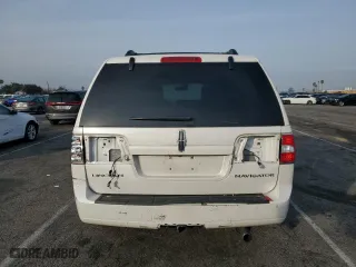 2014 Lincoln Navigator with VIN 5LMJJ2H53EEL05069, listed as a Copart auction lot 43578995 with 129,080 mi miles and Salvage Title. Bid and sale history available at carsss.com. Image 6.