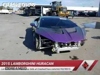 2015 Lamborghini Huracan с VIN ZHWUC1ZF7FLA03047, выставлен на аукционе Copart как лот 70278915 с пробегом 44 584 миль миль и Списание • Salvage title. История ставок и продаж доступна на DreamBid. Изображение 16.