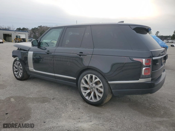 2021 Land Rover Range Rover Westminster with VIN SALGS2RU0MA420473, listed as a Copart auction lot 46851525 with 76,783 mi miles and Salvage Title. Bid and sale history available at carsss.com. Image 2.