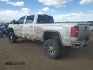 2015 GMC Sierra 2500HD available WiFi Denali with VIN 1GT120E8XFF521875, listed as a Copart auction lot 46704765 with 132,792 mi miles and Salvage Title. Bid and sale history available at carsss.com. Image 2.