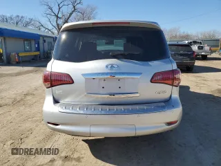 2017 Infiniti QX80 with VIN JN8AZ2NE2H9156143, listed as a Copart auction lot 42945985 with 157,392 mi miles and Salvage Title. Bid and sale history available at DreamBid. Image 6.