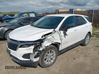 2022 Chevrolet Equinox LT with VIN 3GNAXUEV2NL177419, listed as a Copart auction lot 62723885 with 15,254 mi miles and Salvage title. Bid and sale history available at DreamBid. Image 1.