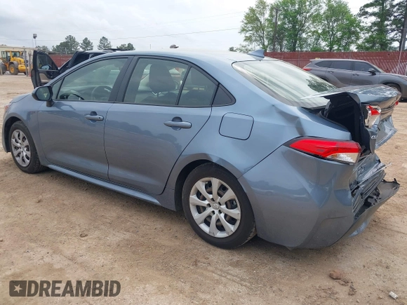 2021 Toyota Corolla LE with VIN JTDEPMAE8MJ162896, listed as a IAAI auction lot 41942669 with 99,131 mi miles. Bid and sale history available at carsss.com. Image 3.