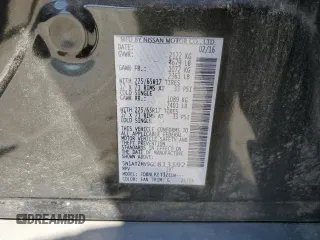 2016 Nissan Rogue SV z VIN 5N1AT2MV9GC813192, wystawiony jako Copart lot #55761845 z przebiegiem 220 352 mil mil oraz Szkoda całkowita • Salvage title. Historia ofert i sprzedaży dostępna na DreamBid. Obrazek 13.