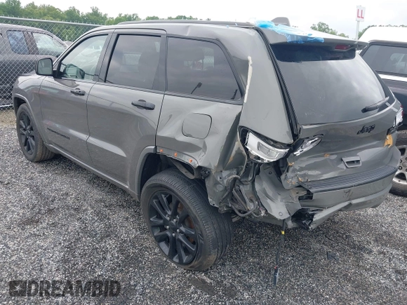 2021 Jeep Grand Cherokee Laredo E with VIN 1C4RJFAG1MC655503, listed as a IAAI auction lot 42387765 with 38,423 mi miles and . Bid and sale history available at DreamBid. Image 3.