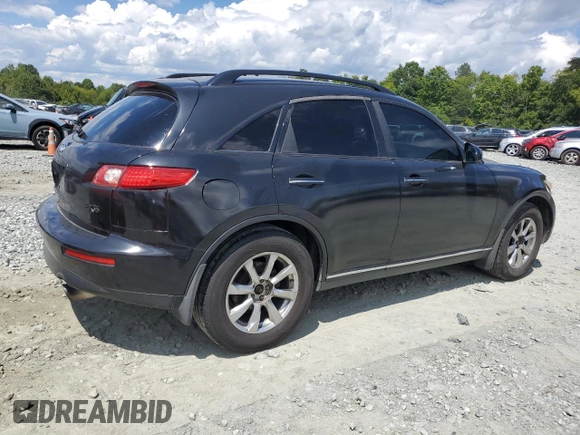 2007 Infiniti FX with VIN JNRAS08W27X203660, listed as a Copart auction lot 68220074 with 188,960 mi miles and Salvage Title. Bid and sale history available at DreamBid. Image 3.