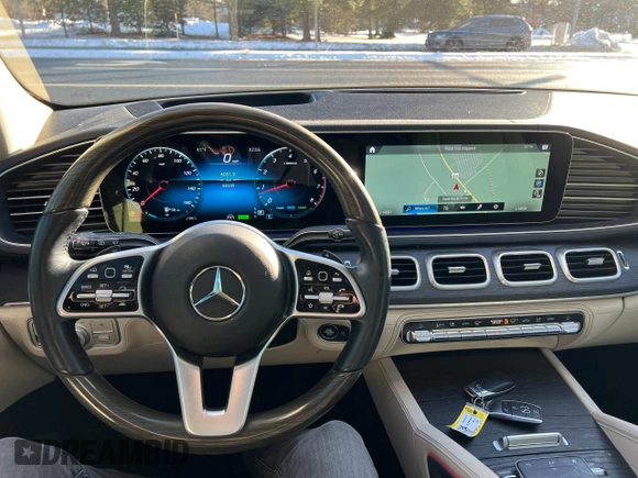 2022 Mercedes-Benz GLE 450 with VIN 4JGFB5KB0NA627391, listed as a Copart auction lot 43425495 with 85,249 mi miles and Clean title. Bid and sale history available at DreamBid. Image 7.