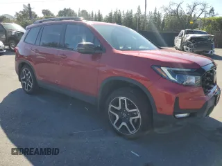 2023 Honda Passport Elite with VIN 5FNYF8H06PB013044, listed as a Copart auction lot 48347315 with 44,250 mi miles and Salvage Title. Bid and sale history available at DreamBid. Image 4.