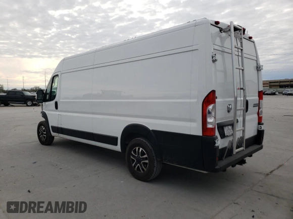 2023 Ram ProMaster Cargo with VIN 3C6MRVJG9PE539774, listed as a Copart auction lot 44269195 with 8,650 mi miles and Salvage Title. Bid and sale history available at DreamBid. Image 2.