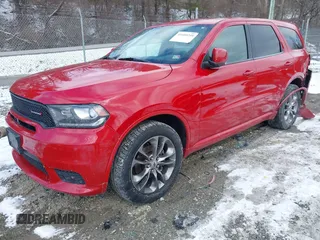 2020 Dodge Durango GT with VIN 1C4RDJDG7LC261038, listed as a IAAI auction lot 41600210 with 95,775 mi miles and . Bid and sale history available at DreamBid. Image 19.
