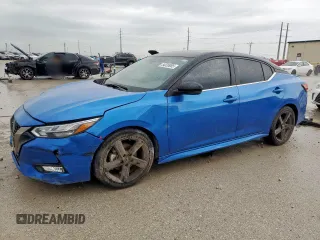 2022 Nissan Sentra SR z VIN 3N1AB8DV0NY308322, wystawiony jako Copart lot #54335085 z przebiegiem 12 856 mil mil oraz Szkoda całkowita • Salvage title. Historia ofert i sprzedaży dostępna na DreamBid. Obrazek 1.