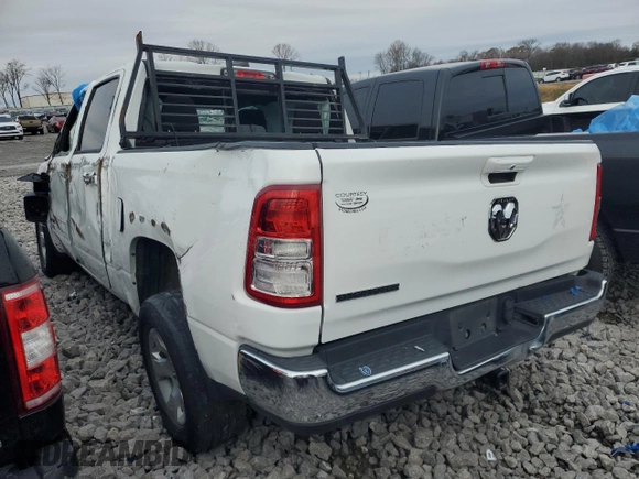2022 Ram 1500 Big Horn with VIN 1C6RREFG9NN382349, listed as a Copart auction lot 70432034 with Not provided miles and Salvage title. Bid and sale history available at DreamBid. Image 2.