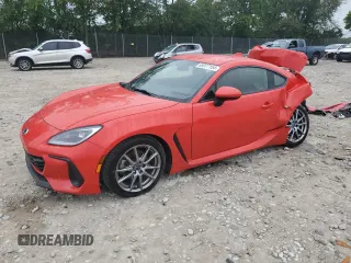 2023 Subaru BRZ Premium with VIN JF1ZDBB17P9702891, listed as a Copart auction lot 65977154 with 26,171 mi miles and Salvage Title. Bid and sale history available at carsss.com. Image 1.