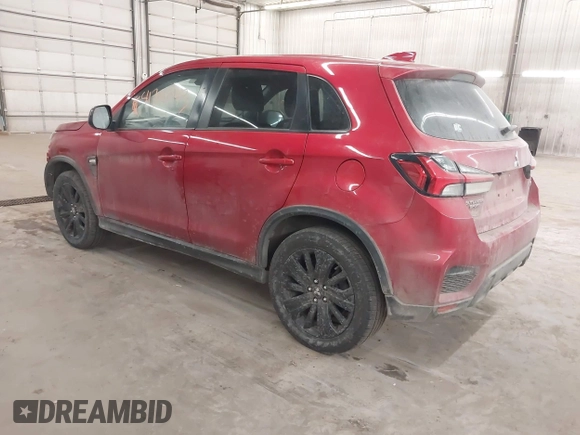 2021 Mitsubishi Outlander Sport ES with VIN JA4ARUAU1MU001234, listed as a IAAI auction lot 41740443 with 55,716 mi miles. Bid and sale history available at carsss.com. Image 3.