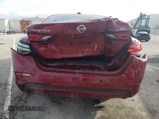 2020 Nissan Sentra SV with VIN 3N1AB8CV3LY270356, listed as a Copart auction lot 50749345 with 35,177 mi miles and Salvage Title. Bid and sale history available at DreamBid. Image 6.