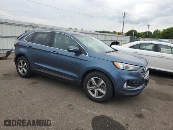 2019 Ford Edge SEL with VIN 2FMPK4J93KBB77765, listed as a Copart auction lot 59093015 with 52,753 mi miles and Salvage title. Bid and sale history available at DreamBid. Image 4.