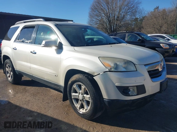 2008 Saturn Outlook XR z VIN 5GZEV23768J253162, wystawiony jako IAAI lot #41646456 z przebiegiem 206 815 mil mil oraz . Historia ofert i sprzedaży dostępna na DreamBid. Obrazek 1.