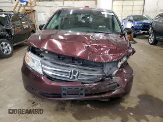 2012 Honda Odyssey EX-L with VIN 5FNRL5H62CB060551, listed as a Copart auction lot 53795335 with 138,026 mi miles and Salvage Title. Bid and sale history available at DreamBid. Image 5.
