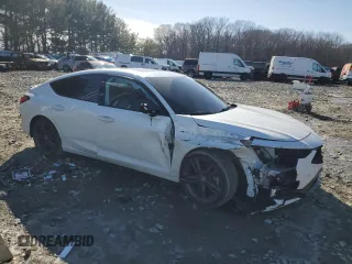 2025 Acura Integra w/A-Spec Package with VIN 19UDE4H32SA002498, listed as a Copart auction lot 45853415 with 22,493 mi miles and Salvage title. Bid and sale history available at DreamBid. Image 4.