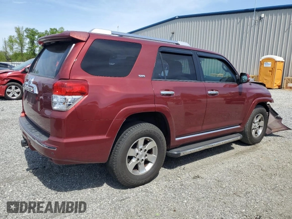 2012 Toyota 4Runner SR5 with VIN JTEZU5JRXC5041888, listed as a Copart auction lot 53674585 with 154,700 mi miles and Salvage title. Bid and sale history available at DreamBid. Image 3.