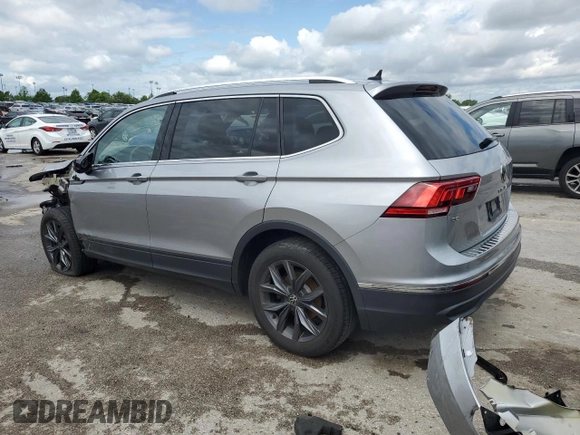 2022 Volkswagen Tiguan SE with VIN 3VV3B7AX0NM048051, listed as a Copart auction lot 55307995 with 36,849 mi miles and Salvage title. Bid and sale history available at DreamBid. Image 2.