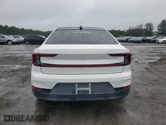 2021 Polestar 2 Launch Edition with VIN LPSED3KA2ML017218, listed as a Copart auction lot 73295444 with 33,808 mi miles and Salvage Title. Bid and sale history available at carsss.com. Image 6.