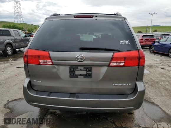 2005 Toyota Sienna CE with VIN 5TDZA23C05S241485, listed as a Copart auction lot 59056785 with 257,902 mi miles and Salvage title. Bid and sale history available at DreamBid. Image 6.