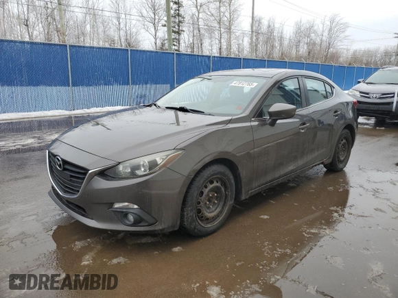2014 Mazda 3 i Touring with VIN JM1BM1V74E1163180, listed as a Copart auction lot 47812765 with 265,307 mi miles and Clean Title. Bid and sale history available at DreamBid. Image 1.