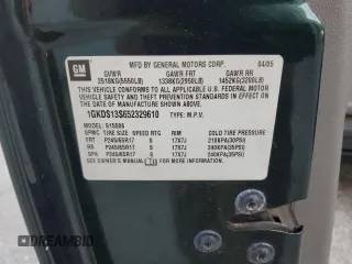2005 GMC Envoy SLT with VIN 1GKDS13S652329610, listed as a Copart auction lot 76384914 with Not Provided miles and Salvage Title. Bid and sale history available at DreamBid. Image 13.