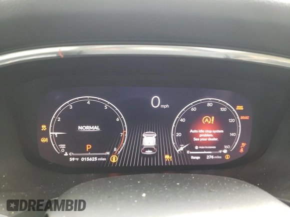2022 Acura MDX with VIN 5J8YE1H36NL022312, listed as a Copart auction lot 57847005 with 15,625 mi miles and Salvage title. Bid and sale history available at DreamBid. Image 9.