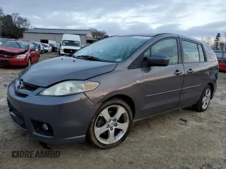 2007 Mazda 5 Sport with VIN JM1CR293770142741, listed as a Copart auction lot 85970614 with 99,285 mi miles and Salvage Title. Bid and sale history available at DreamBid. Image 1.