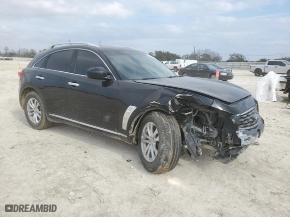 2011 Infiniti FX35 with VIN JN8AS1MU9BM110241, listed as a Copart auction lot 45864585 with 232,877 mi miles and Salvage Title. Bid and sale history available at carsss.com. Image 4.