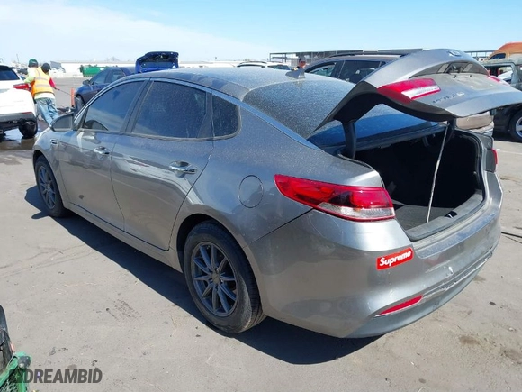 2017 Kia Optima LX with VIN 5XXGT4L30HG149506, listed as a IAAI auction lot 41591864 with 137,087 mi miles. Bid and sale history available at carsss.com. Image 3.